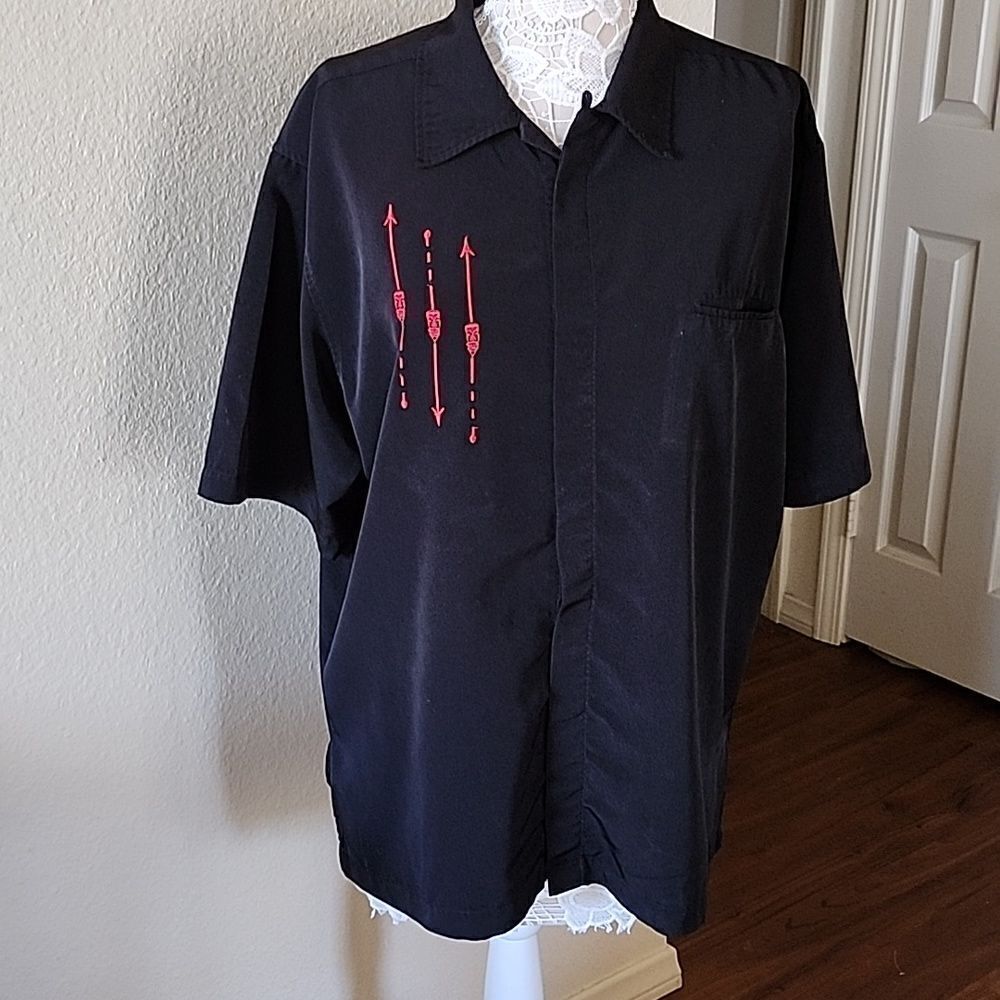 Redsand Vintage Bowling Shirt Size Large